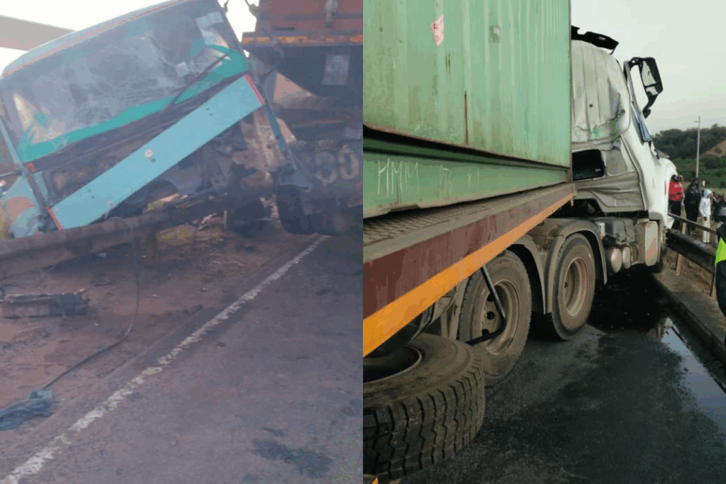 Three-Trailer Collision Near Jet Inn Cause of Huge Traffic Snarl-up on Nairobi-Mombasa Highway