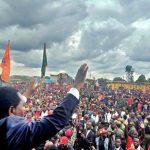 Zambian President Hichilema Forced to Flee After Angry Crowd Hurl Objects During Speech Zambian President Hichilema Forced to Flees After Angry Crowd Hurl Objects During Speech