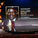 President Ruto Honoured With a Rare Prestigious CAF Achievement Award President Ruto Honoured With a Rare Prestigious CAF Achievement Award