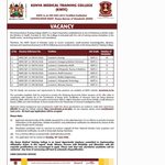 KMTC Jobs 2026: Latest Vacancies, Requirements and How to Apply KMTC Jobs 2026: Latest Vacancies, Requirements and How to Apply